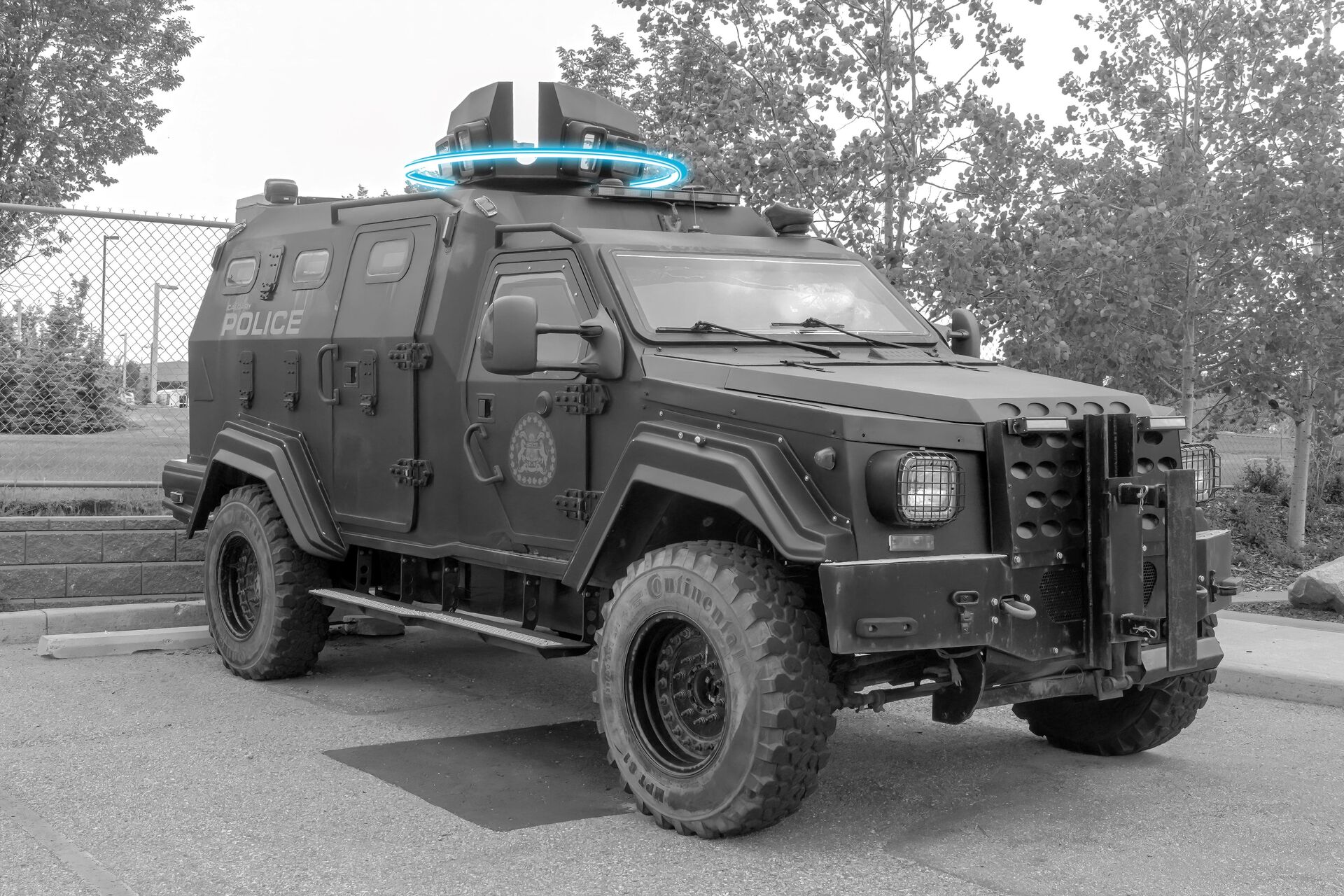 Wälzlager in Dachlafette