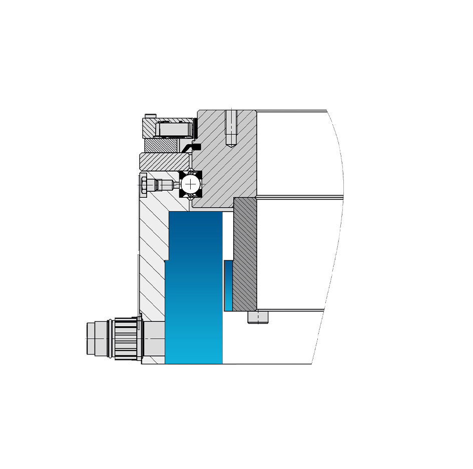 Konstruktionsbeispiel Drehtisch mit Torque-Motor